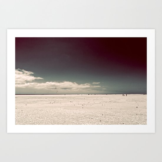 Walking On Art Print