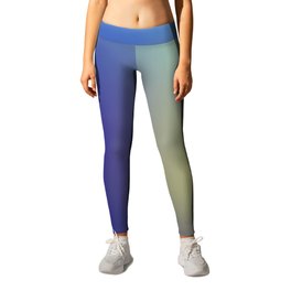 7  Blue Gradient Background 220715 Minimalist Art Valourine Digital Design Leggings