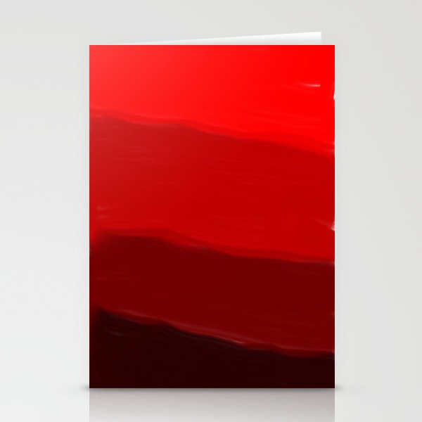Ombre in Red Stationery Cards