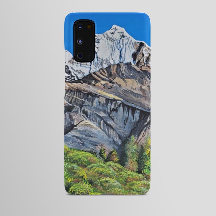 Mount Everest from Nepal Himalayan Mountains Android Case