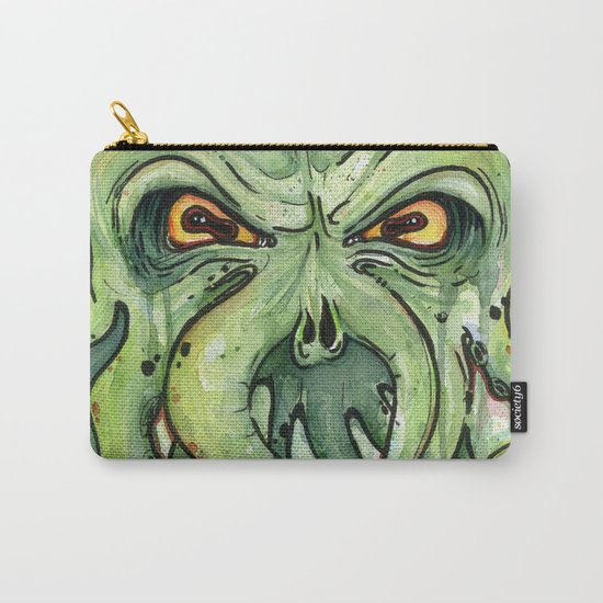 Cthulhu HP Lovecraft Green Monster Tentacles Carry-All Pouch