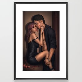 Caught in the act Framed Art Print