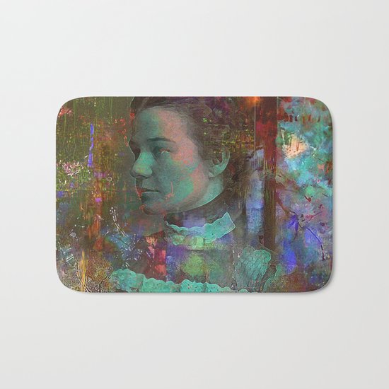 Portrait of a lady Bath Mat