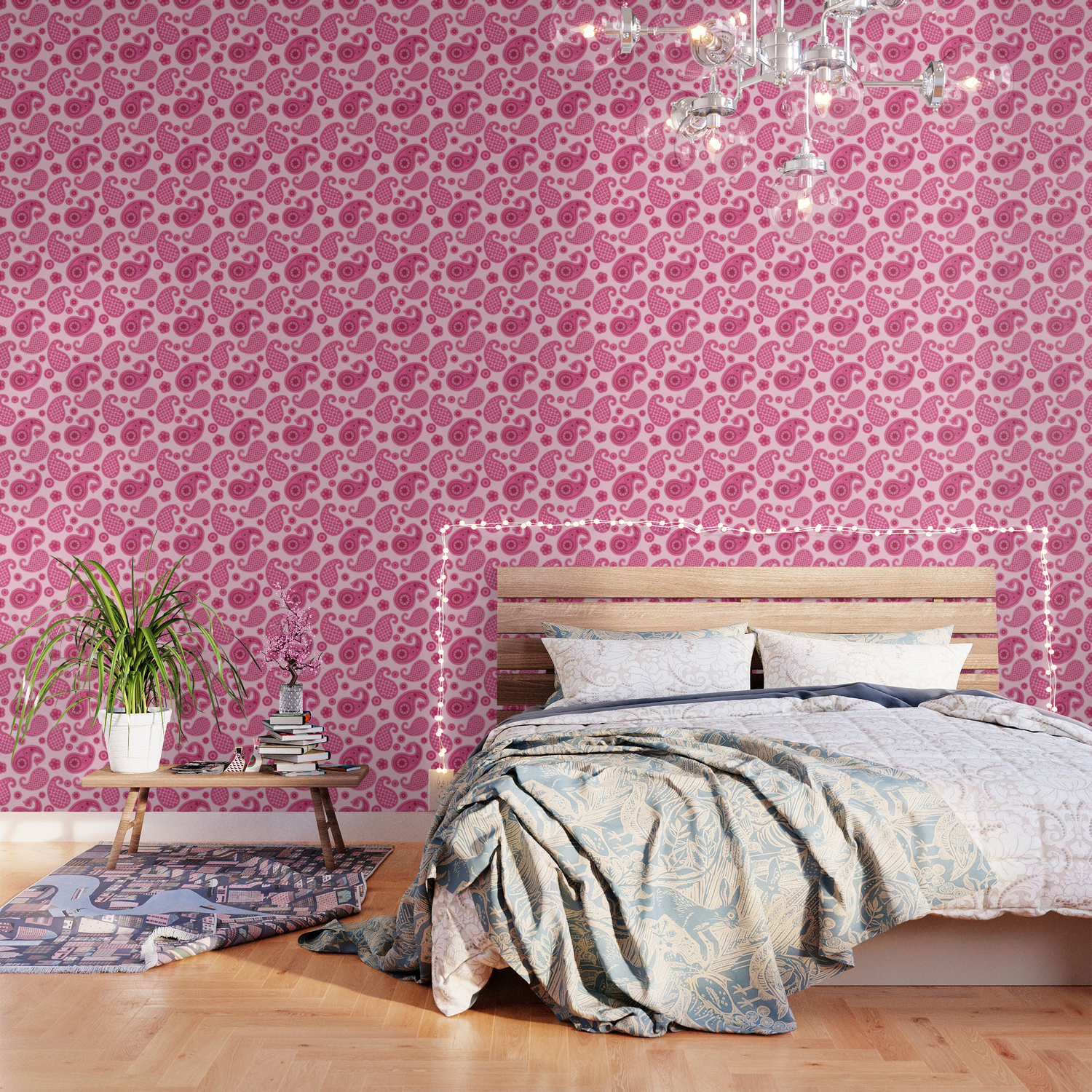Paisley Pattern Pastel Coral Pink And Fuchsia Wallpaper By Mmgladn10 Society6 Here you can find the best pastel colors wallpapers uploaded by our. society6