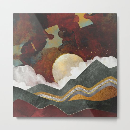 Red Sky Metal Print