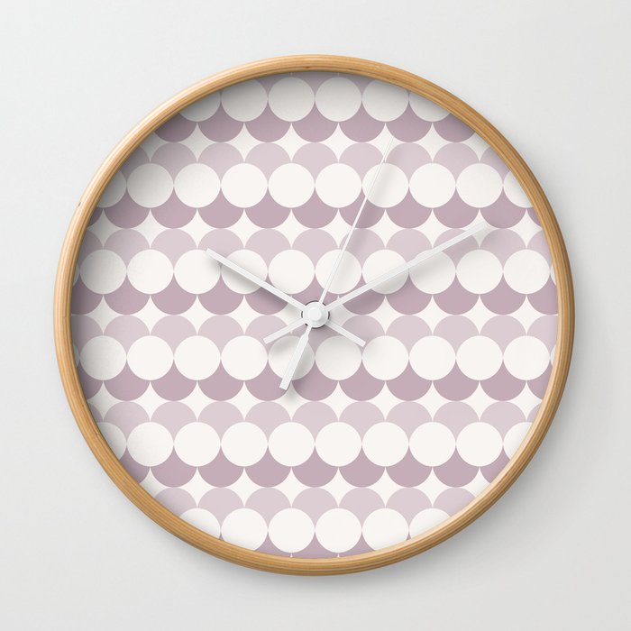 Retro Circular Pattern XXVIII Wall Clock