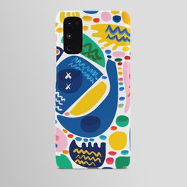 Abstract Shapes of Life Joyful Colorful Summer Decoration Pattern Art Android Case
