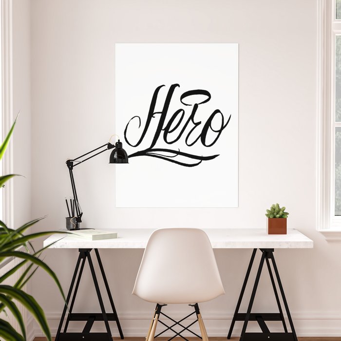 Hero Graffiti Tag Poster by Grime Lab | Society6 | Poster