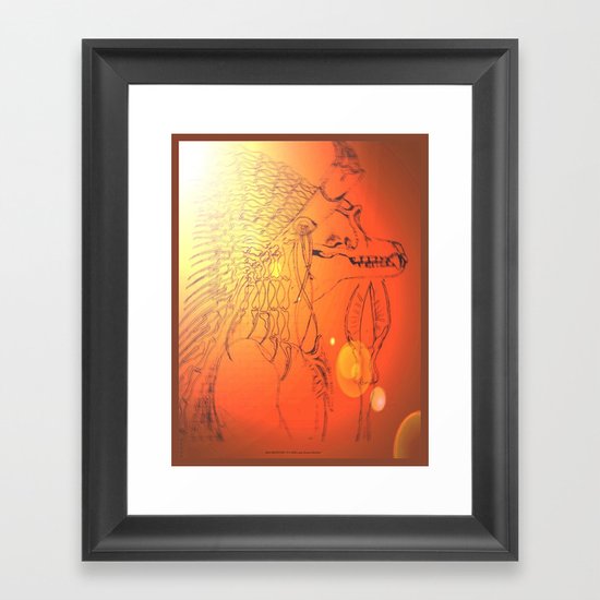 BAD MEDICINE 10 Framed Art Print
