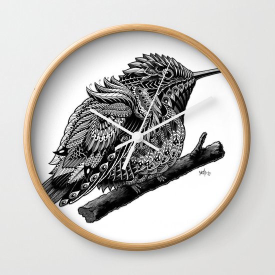 Hummingbird Wall Clock