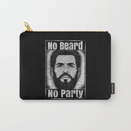 No Beard No Party Carry-All Pouch