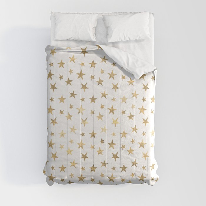 Gold Stars Comforter