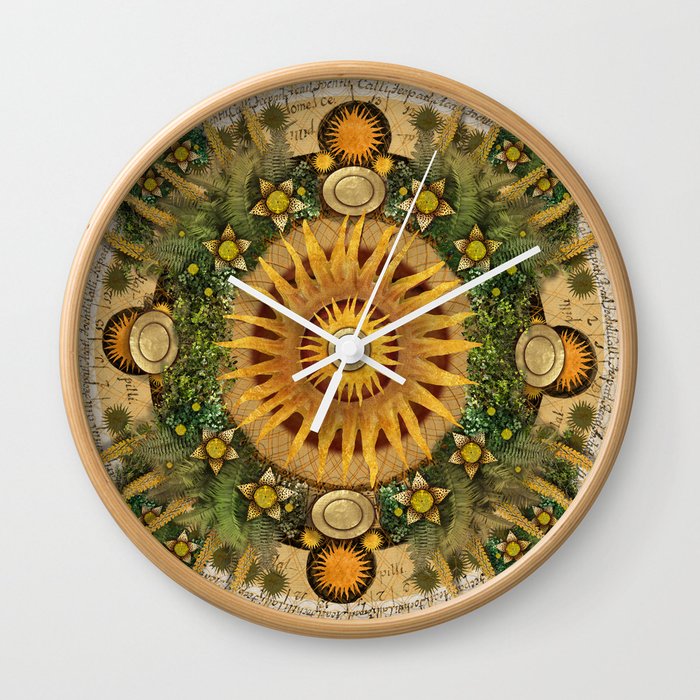 Fl Aztec Calendar Wall Clock