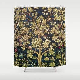 William Morris Tree Of Life Shower Curtain