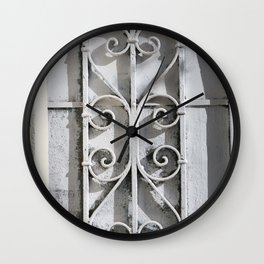 Minimal Greek Door Decor #1 #wall #art #society6 Wall Clock