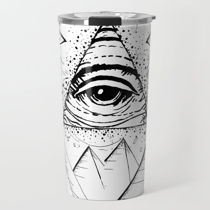 UFO Pyramid Capture Travel Mug
