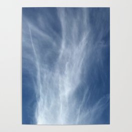 Fingerling, White Wispy Clouds Poster