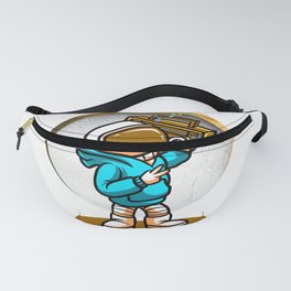 Astronaut and radio in space Fanny Pack