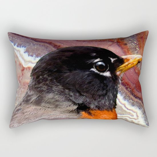 American Robin Rectangular Pillow