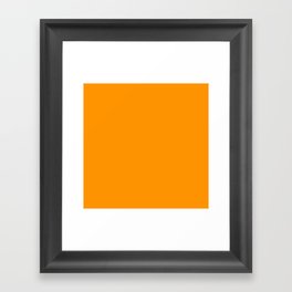 Sugared Orange Framed Art Print
