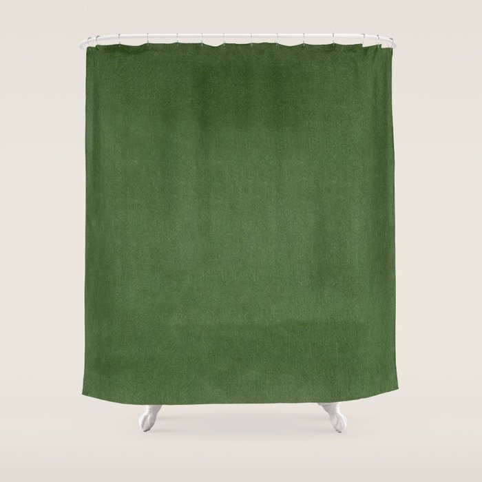 Sage Green Velvet texture Shower Curtain by KOOVOX Society6