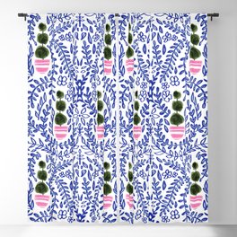 Southern Living - Chinoiserie Pattern Blackout Curtain