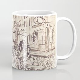 Cafe Terrace at Night (preliminary sketch) Mug