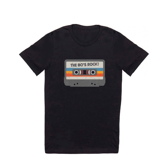 The 80’s Rock Cassette Tape Retro T Shirt