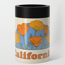 California Poppies Can Cooler