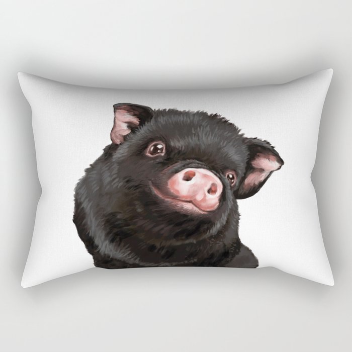 Pig throw pillows top