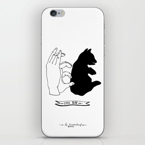 Hand-shadows iPhone Skin
