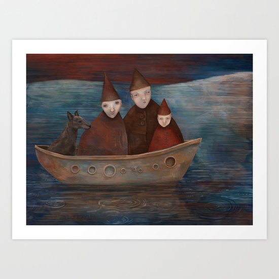 Displaced Art Print
