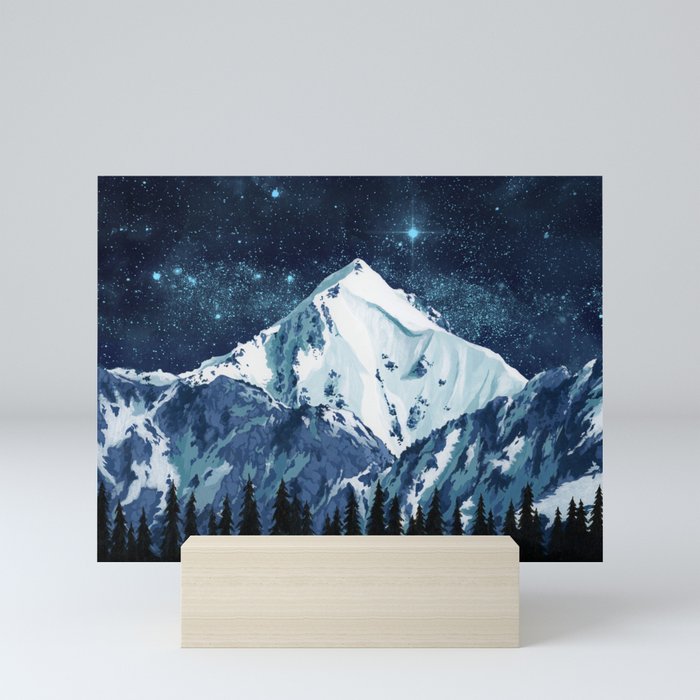 Alaska Night Sky 1 Mini Art Print