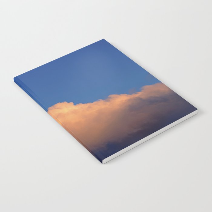 Orange Sunset Cloud Notebook