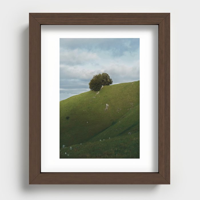 Mount Tamalpais Recessed Framed Print