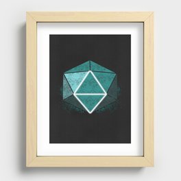 Icosahedron Recessed Framed Print