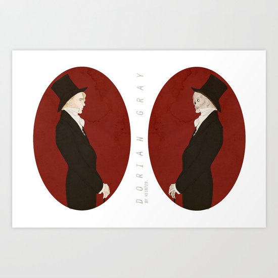 Dorian Gray (Scarlet) Art Print