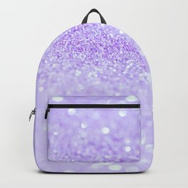 Lavender Purple Glitter Backpack