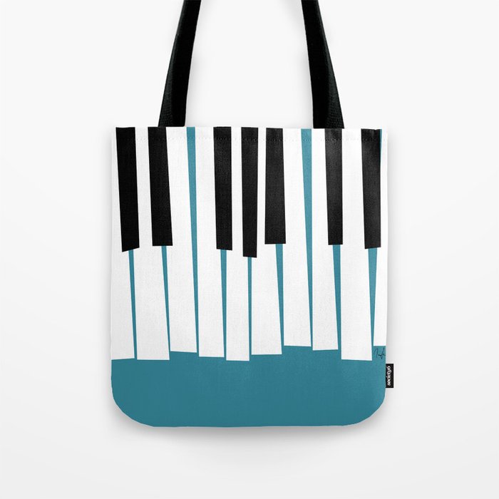 Jazz Piano Tote Bag