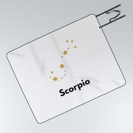 Scorpio, Scorpio Sign Picnic Blanket