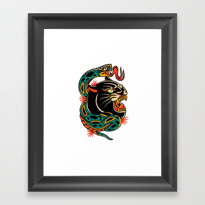 Black Panther Framed Art Print