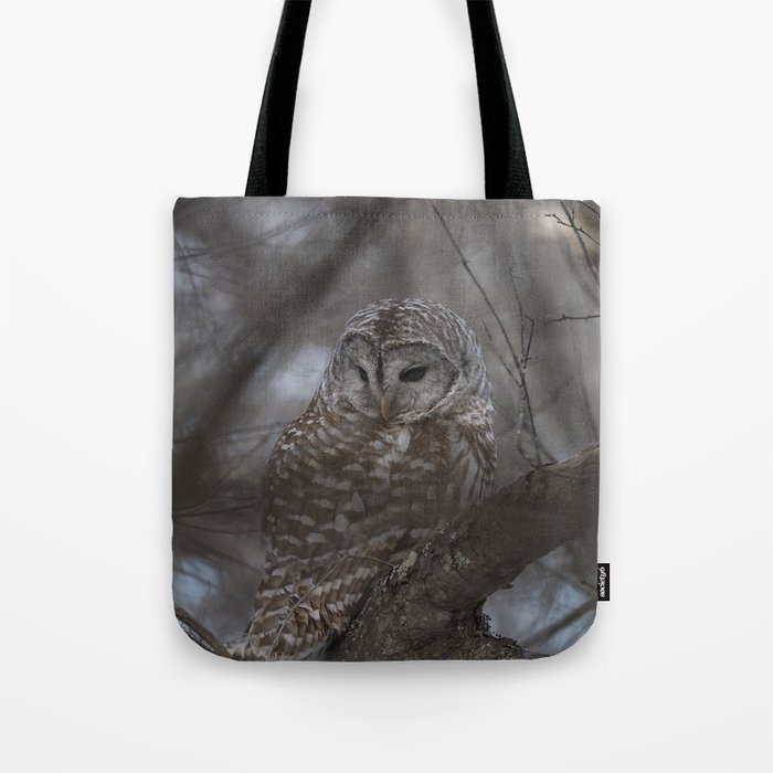 Barred Owl Tote Bag