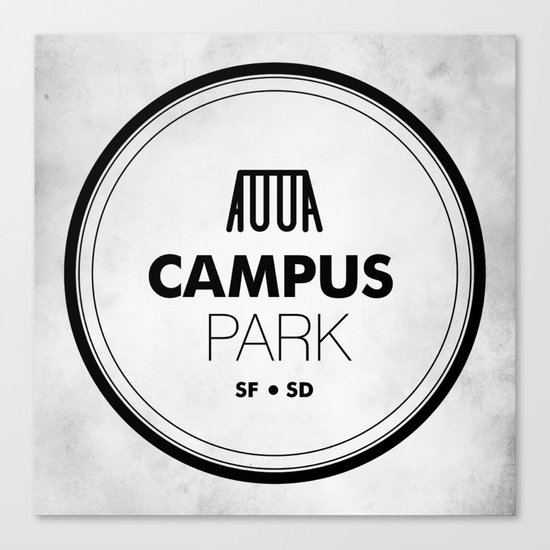 Campus Park Canvas Print