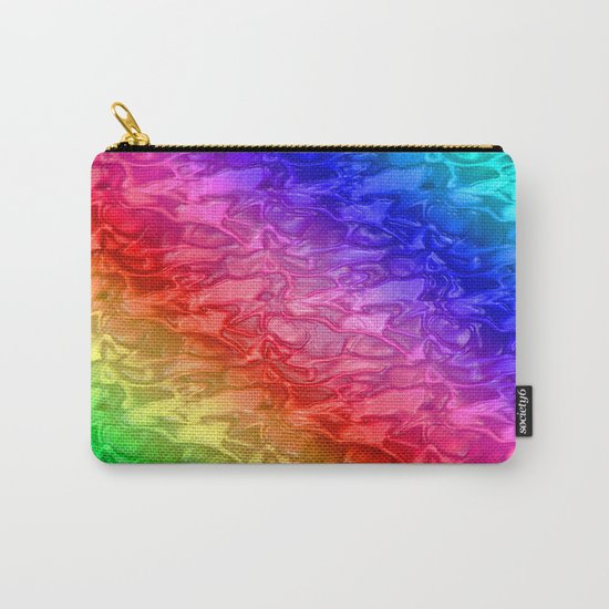 Rainbow - Plastic texture Carry-All Pouch