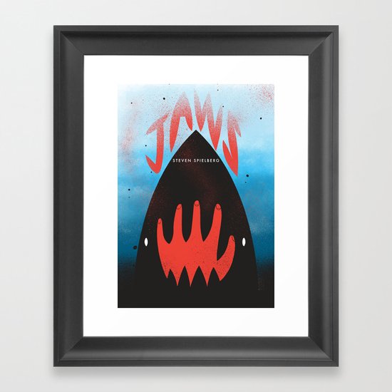 JAWS Framed Art Print