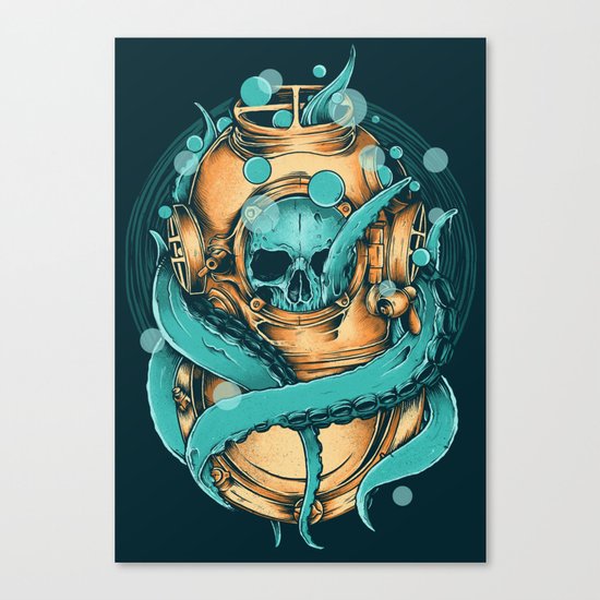The Diver Canvas Print