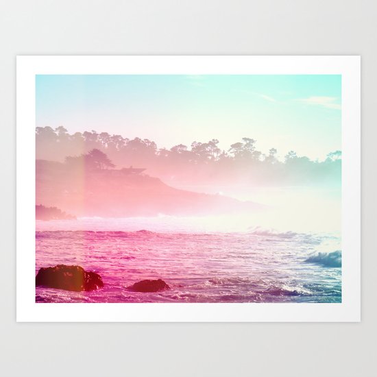 Summer on the Coast Art Print