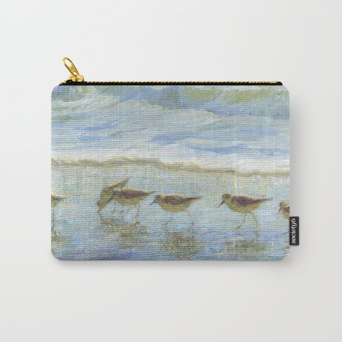 Shorebirds, A Day at the Beach Carry-All Pouch