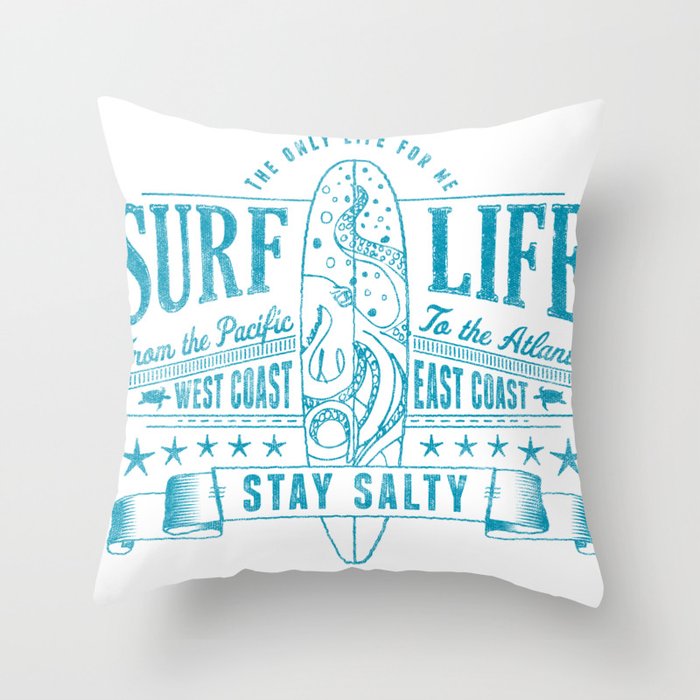 Big Bleu Design Stay Salty Throw Pillow