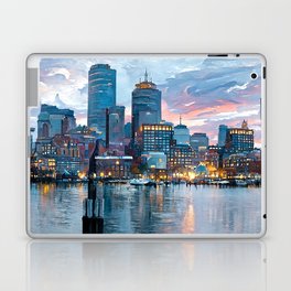 Boston Skyline Laptop Skin
